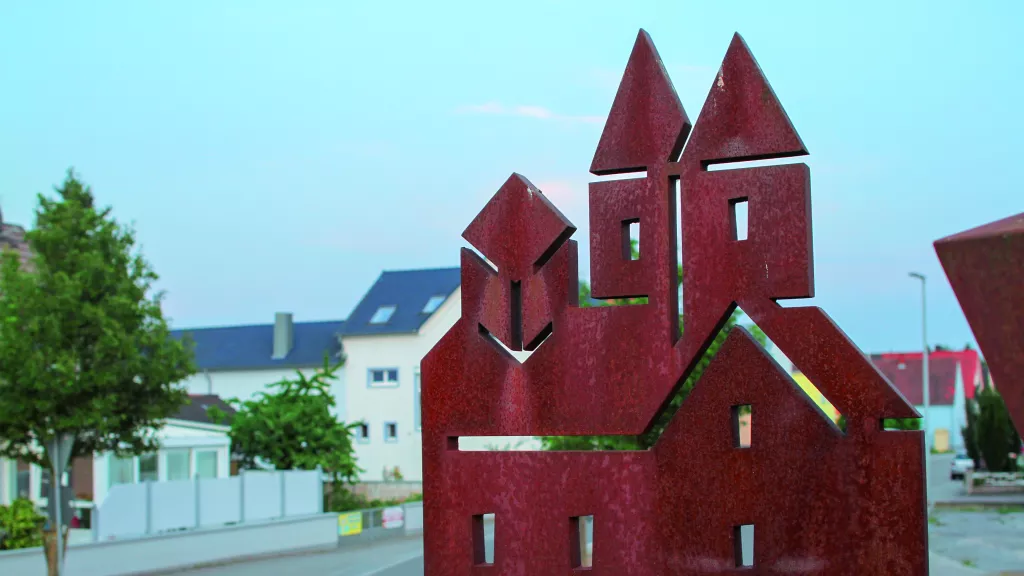 Skulptur Hördter Kloster - Verkehrskreisel Hördt