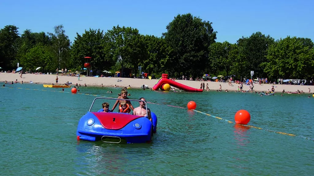 Tretboot Strandbad Rülzheim