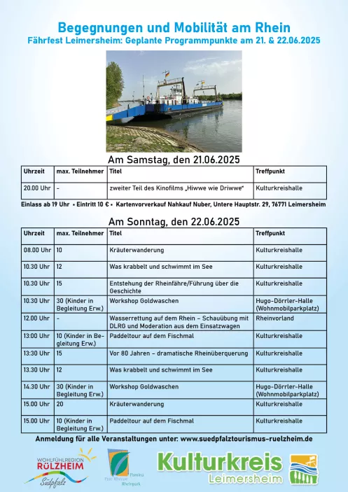 Programm Fährfest