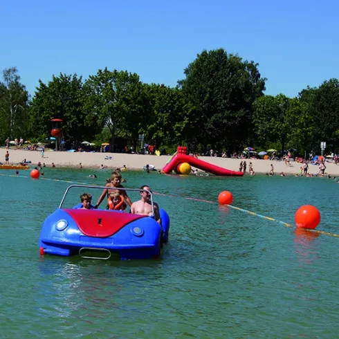 Tretboot Strandbad Rülzheim